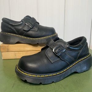 Dr Martens Buckled Monk Strap #3A78 Chunky Platforms